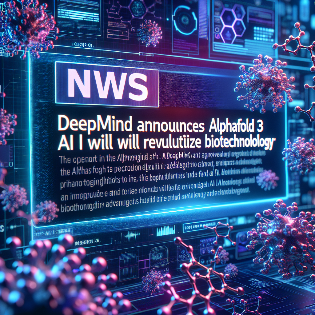 DeepMind anuncia AlphaFold 3: la IA que revolucionará la biotecnología